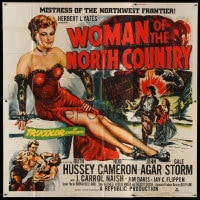 7t102 WOMAN OF THE NORTH COUNTRY 6sh 1952 sexy Ruth Hussey was mistress of the Northwest Frontier!