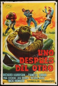 7t350 ONE AFTER ANOTHER Argentinean 1968 Nick Nostro's Uno dopo l'altro, spaghetti western art!
