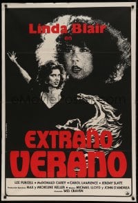 7t375 STRANGER IN OUR HOUSE Argentinean 1978 different image of creepy Linda Blair, Summer of Fear!