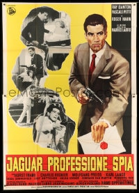 7t126 CODE NAME JAGUAR Italian 2p 1966 Marice Labro's Corrida pour un espion, art of Ray Danton!