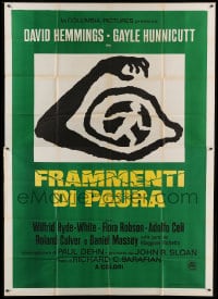 7t157 FRAGMENT OF FEAR Italian 2p 1970 David Hemmings, English horror, cool different art!