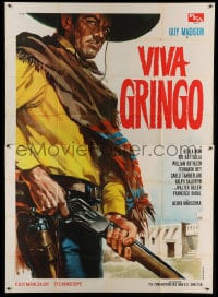 7t190 LEGACY OF THE INCAS Italian 2p 1965 spaghetti western art of Guy Madison by Renato Casaro!
