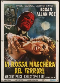 7t203 OBLONG BOX Italian 2p 1970 Edgar Allan Poe's tale of living dead, cool different Casaro art!