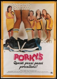 7t208 PORKY'S Italian 2p 1982 Bob Clark teenage sex classic, Kim Cattrall, great different image!