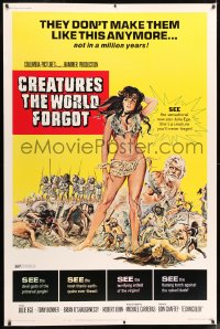 7w222 CREATURES THE WORLD FORGOT 40x60 1971 they don't make babes like Julie Ege anymore!