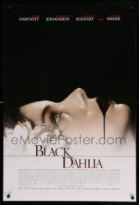 7w338 BLACK DAHLIA DS 1sh 2006 directed by Brian De Palma, Josh Hartnett, Scarlett Johansson!
