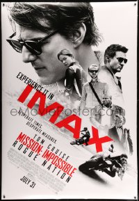 7w204 MISSION: IMPOSSIBLE ROGUE NATION IMAX DS bus stop 2015 Cruise, Renner, Pegg, Baldwin!