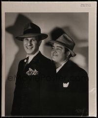 7w075 ABBOTT & COSTELLO 16x20 commercial poster 2000s image of the comedy duo in great suits!