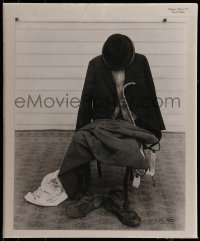 7w078 CHARLIE CHAPLIN 16x20 commercial poster 2000s image of empty costume from The Tramp!