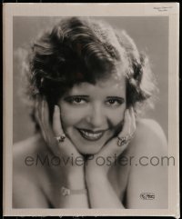 7w079 CLARA BOW 16x20 commercial poster 2000s cool smiling image of the pretty star!