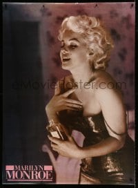 7w255 MARILYN MONROE 38x52 commercial poster 1988 sexy image in low cut dress, Chanel No. 5