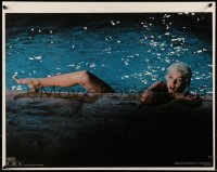 7w084 MARILYN MONROE 18x24 commercial poster 1972 naked in a pool from Something's Got to Give!