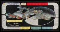 7w263 STAR TREK: THE NEXT GENERATION 26x48 commercial poster 1991 image of the U.S.S. Enterprise!