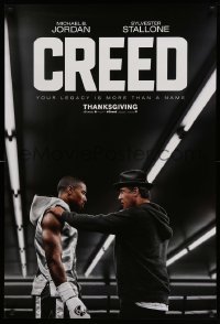 7w419 CREED teaser DS 1sh 2015 image of Sylvester Stallone as Rocky Balboa with Michael Jordan!
