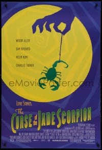 7w427 CURSE OF THE JADE SCORPION DS 1sh 2001 Woody Allen, Dan Aykroyd, Hunt, Theron, great art!