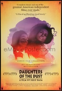 7w432 DAUGHTERS OF THE DUST 1sh R2016 Julie Dash, great artistic image of Cora Lee Day!