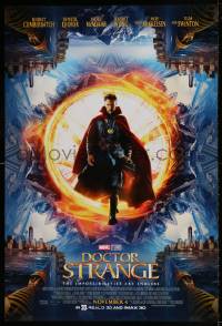 7w457 DOCTOR STRANGE advance DS 1sh 2016 sci-fi image of Benedict Cumberbatch in the title role!