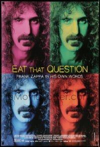7w466 EAT THAT QUESTION 1sh 2016 Frank Zappa in His Own Words, cool images of the star!
