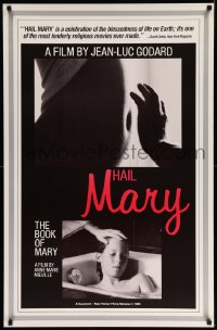 7w541 HAIL MARY/BOOK OF MARY 1sh 1980s Jean Luc Godard's Je vous salue, Marie & Mieville double bill