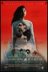 7w555 HEAVEN & EARTH int'l 1sh 1993 Tommy Lee Jones, Joan Chen, directed by Oliver Stone!