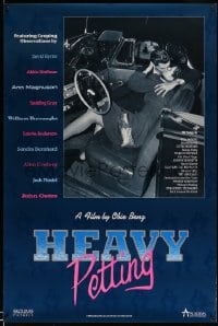 7w558 HEAVY PETTING 1sh 1989 David Byrne, Abbie Hoffman & other celebrities talk about sex!