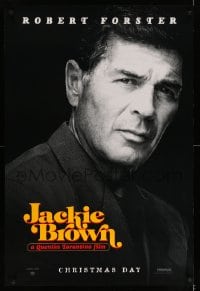 7w610 JACKIE BROWN teaser 1sh 1997 Quentin Tarantino, cool image of Robert Forster!