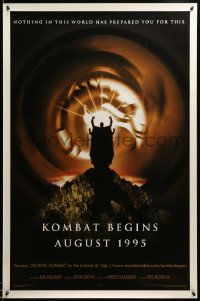 7w716 MORTAL KOMBAT style B teaser 1sh 1995 nothing in this world has prepared you, 4-armed man!