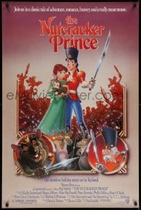 7w735 NUTCRACKER PRINCE 1sh 1990 cartoon, a classic tale of adventure, romance & bravery!