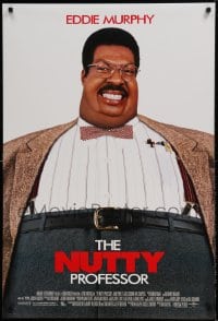 7w736 NUTTY PROFESSOR DS 1sh 1996 wacky images of Eddie Murphy as Professor Klump!