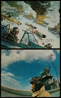7w031 TORA TORA TORA 3 color 16x20 stills 1970 attack on Pearl Harbor, with Bob McCall art!