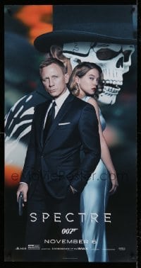7w145 SPECTRE 26x50 phone booth 2015 Daniel Craig as James Bond 007 w/ sexy Lea Seydoux!