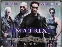 7w187 MATRIX subway poster 1999 Keanu Reeves, Carrie-Anne Moss, Laurence Fishburne, Wachowskis!