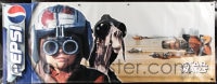 7w108 PHANTOM MENACE advertising vinyl banner 1999 George Lucas, Star Wars Episode I, Anakin, Pepsi