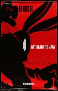 7w088 SPACE JAM set of 4 vinyl banners 1996 Michael Jordan, Bugs Bunny, Taz, Tweety, basketball!