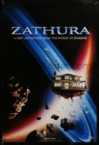 7w998 ZATHURA teaser 1sh 2005 Jon Favreau wild fantasy/sci-fi boardgame, house floating in space!