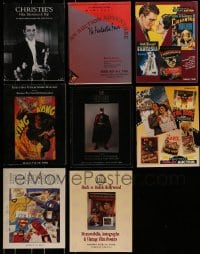 7x247 LOT OF 8 AUCTION CATALOGS 1993-96 filled with movie posters, Hollywood memorabilia & more!