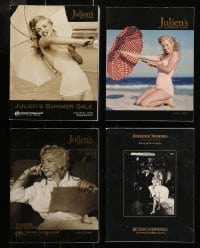 7x257 LOT OF 4 JULIEN'S AUCTION CATALOGS 1998-08 all featuring Marilyn Monroe on the cover!