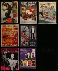 7x248 LOT OF 7 AUCTION CATALOGS 1991-13 cool movie posters & other Hollywood memorabilia!