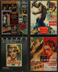 7x255 LOT OF 4 SOTHEBY'S NEW YORK MOVIE POSTER AUCTION CATALOGS 1992-97 filled with great images!