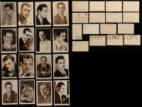 7x172 LOT OF 16 ENGLISH POSTCARDS 1920s great portraits of leading actors!
