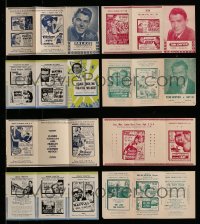 7x169 LOT OF 4 LOCAL THEATER HERALDS 1940s-1950s great images from a variety of movies!