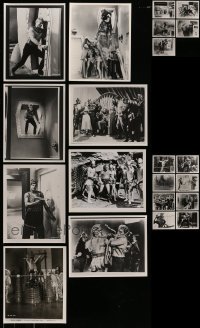 7x186 LOT OF 21 FLASH GORDON REPRO 8X10 STILLS 1980s Buster Crabbe, all the best scenes!