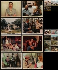 7x144 LOT OF 19 COLOR 8X10 STILLS, MINI LOBBY CARDS AND ENGLISH FRONT OF HOUSE LOBBY CARDS 1950s-1970s