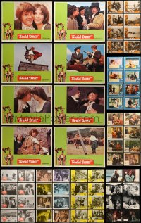 7x007 LOT OF 96 LOBBY CARDS 1970s-1980s complete sets of 8 cards from 12 different movies!