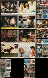 7x121 LOT OF 48 8X10 STILLS AND MINI LOBBY CARDS 1970s great scenes from a variety of movie!