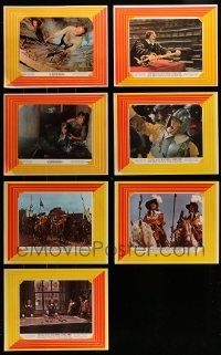 7x160 LOT OF 7 8X10 STILLS ON 11X14 PRINTED BACKGROUNDS 1970s Poseidon Adventure & more!