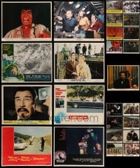 7x009 LOT OF 25 LOBBY CARDS 1960s-1970s great scenes from a variety of different movies!