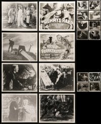 7x187 LOT OF 20 REPRO HORROR 8X10 STILLS 1970s great images of Frankenstein, Wolfman & Dracula!