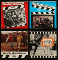 7x218 LOT OF 4 FILM BUFF'S CALENDARS 1974-1977 great scenes from classic Hollywood movies!