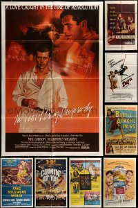 7x096 LOT OF 12 FOLDED ONE-SHEETS 1950s-1980s great images from a variety of different movies!